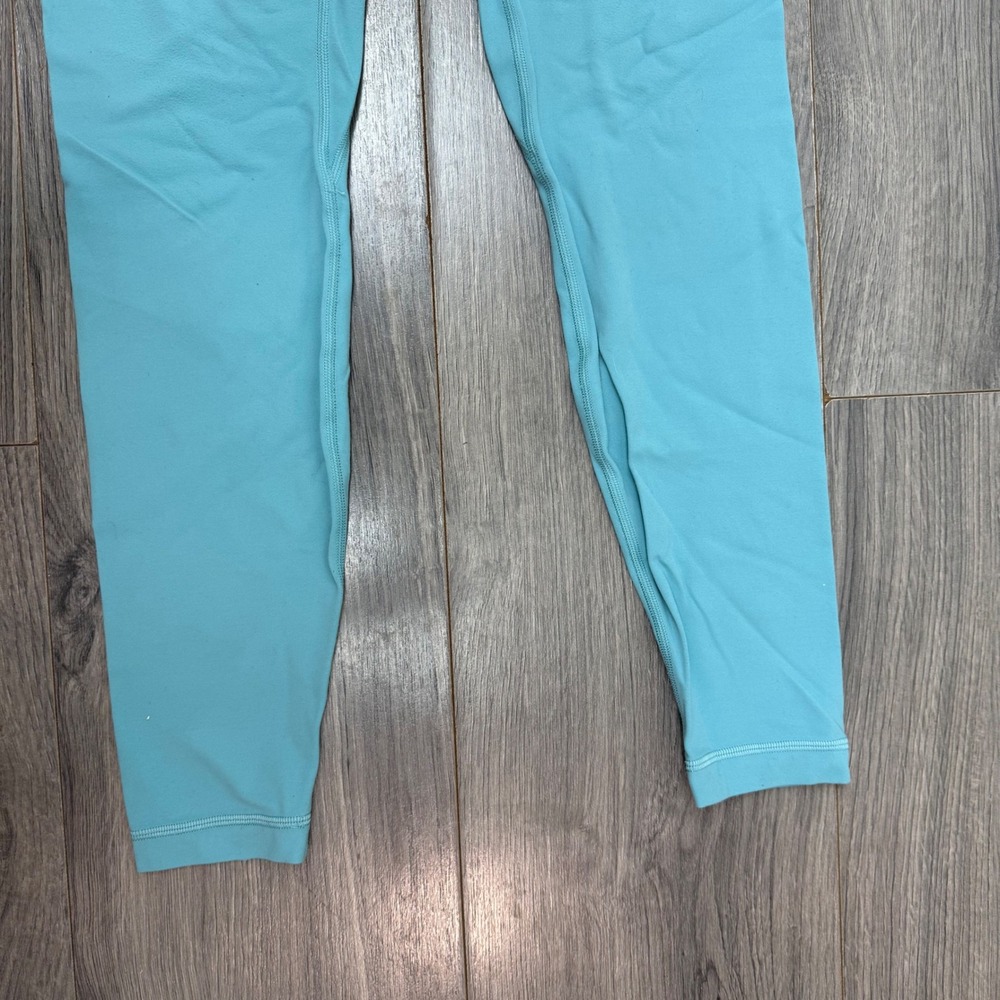 Lululemon Align High-Rise‎ Nulu Leggings Turquoise Blue Yoga Pants 28" Size 8 - Picture 7 of 13